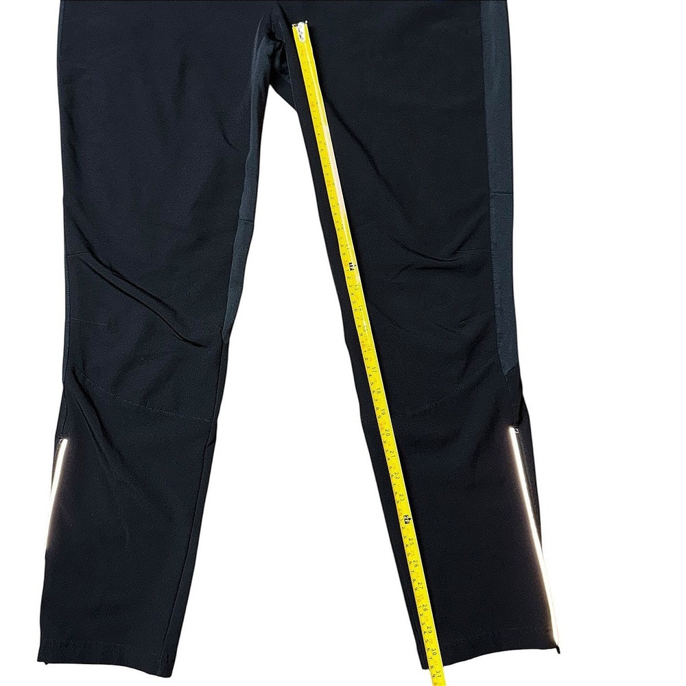 The North Face Womens XL Black Reflective Ankle Zip Running Training Pants - Picture 6 of 12
